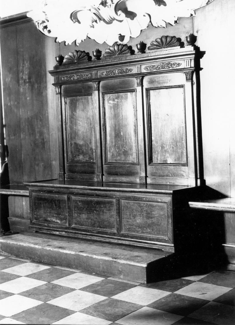 stalli del coro - manifattura emiliano-lombarda (seconda metà sec. XIX)