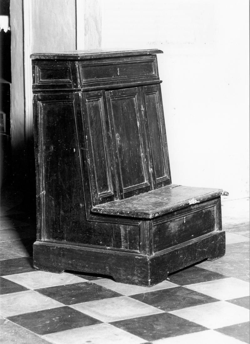 inginocchiatoio - manifattura emiliano-lombarda (sec. XIX)