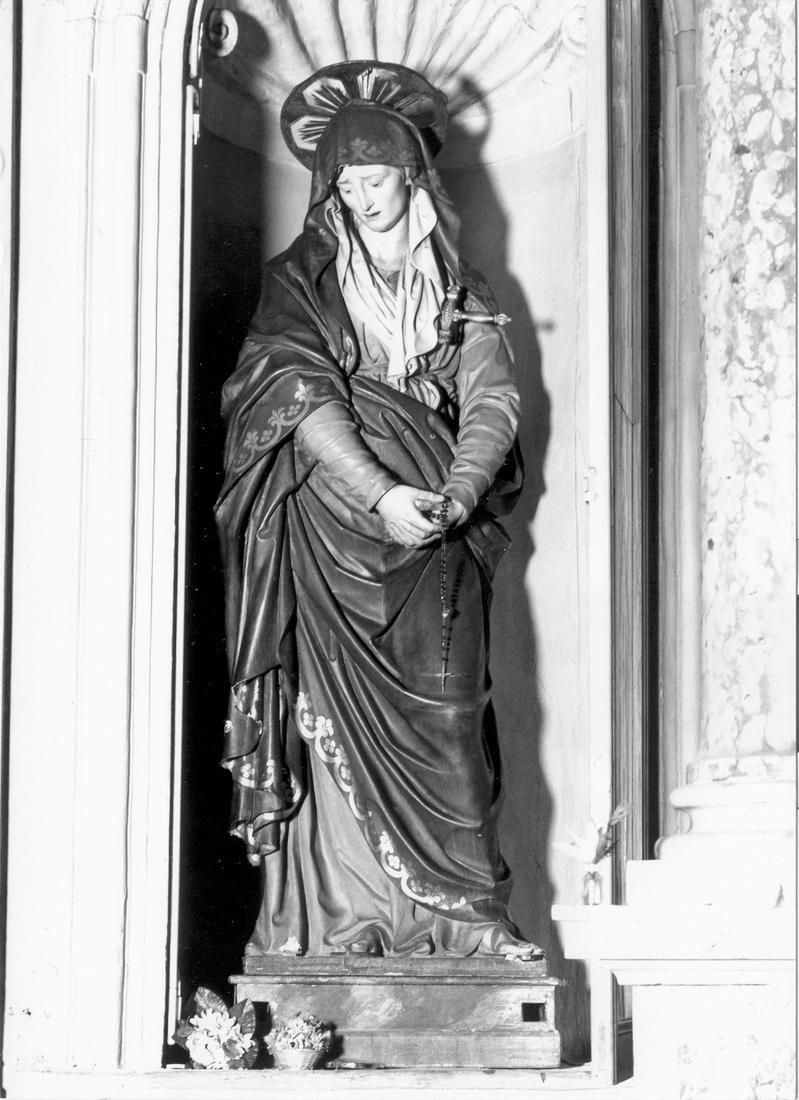 Madonna Addolorata (statua) - manifattura emiliano-lombarda (seconda metà sec. XIX)