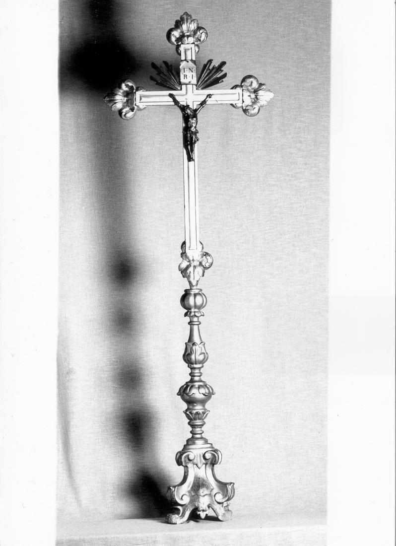 croce d'altare - manifattura emiliano-lombarda (seconda metà sec. XVIII)