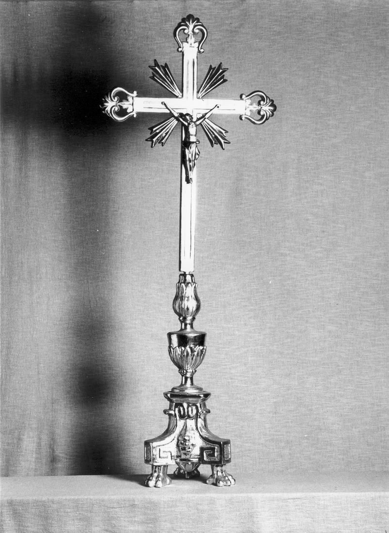 croce d'altare - manifattura emiliano-lombarda (prima metà sec. XIX)