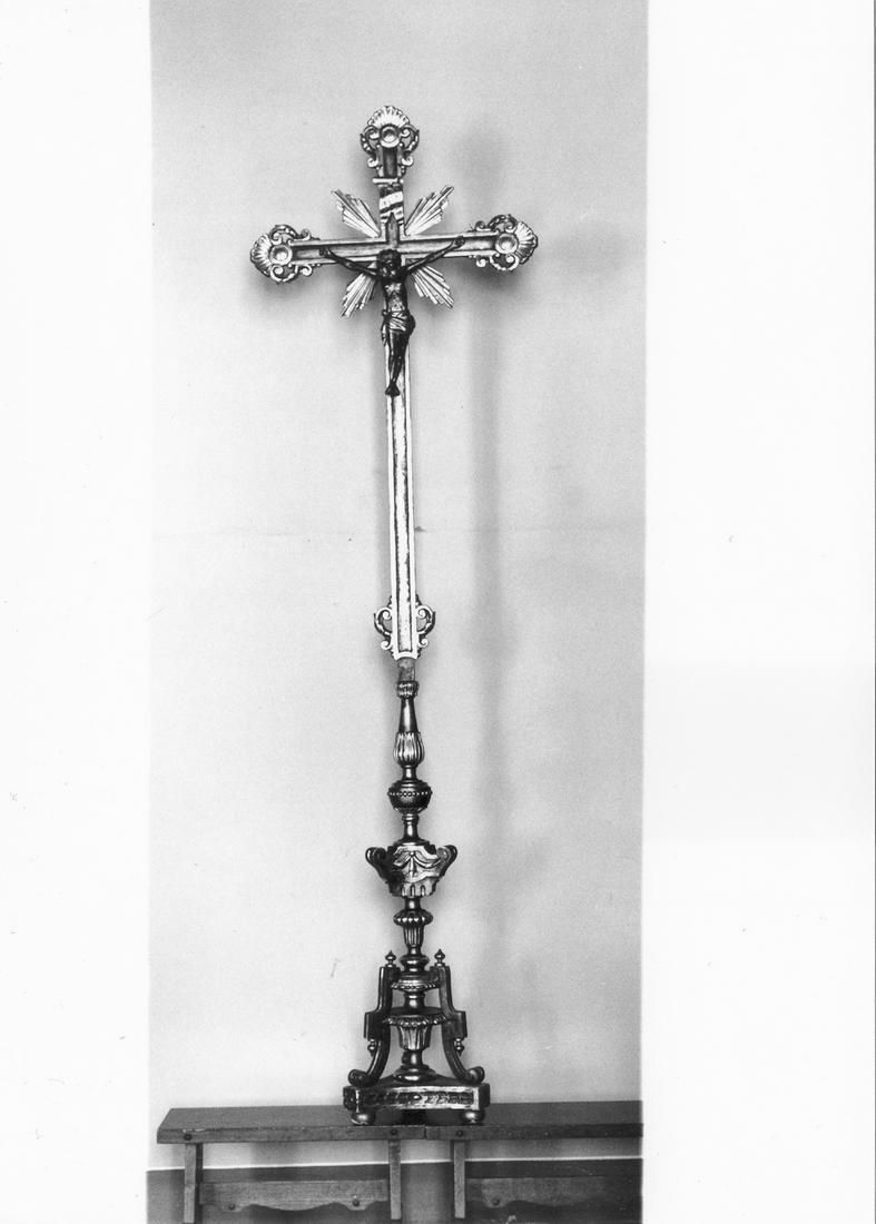 croce d'altare - manifattura emiliano-lombarda (inizio sec. XX)