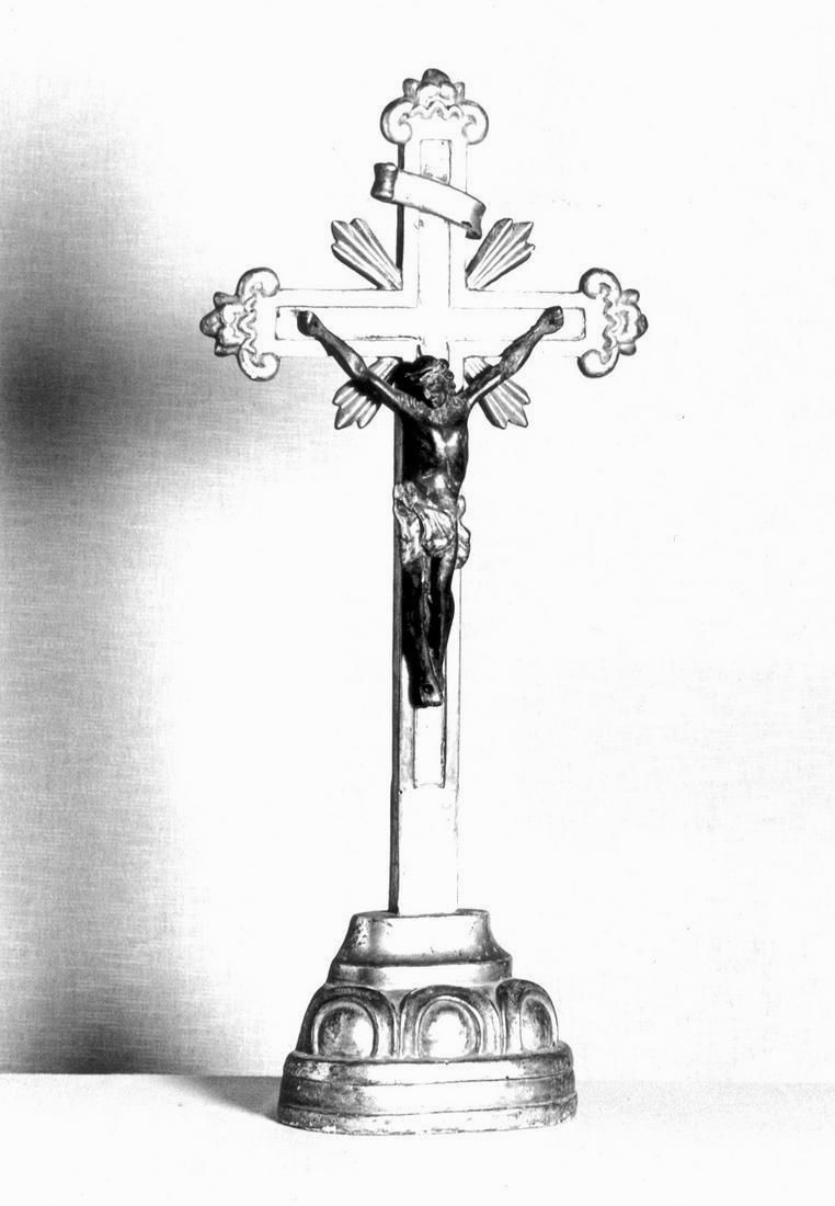 croce da tavolo - manifattura emiliano-lombarda (prima metà sec. XIX)