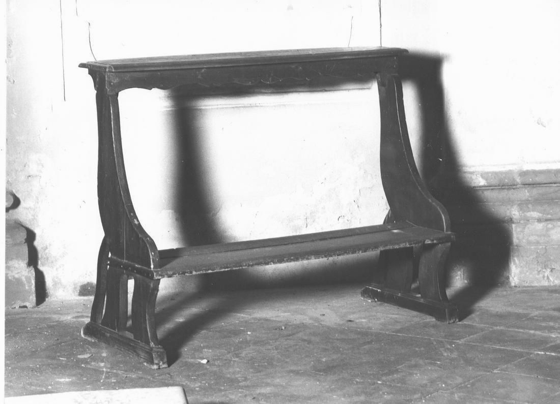 inginocchiatoio - manifattura emiliano-lombarda (sec. XIX)