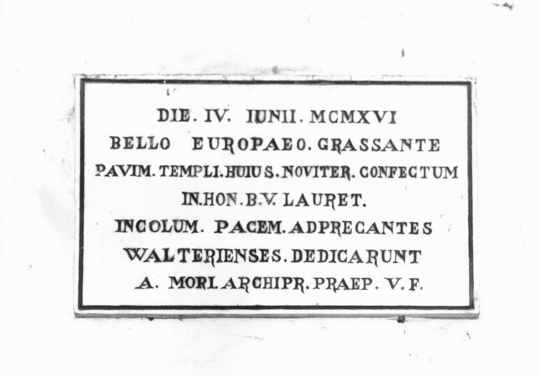 lapide - manifattura emiliano-lombarda (sec. XX)