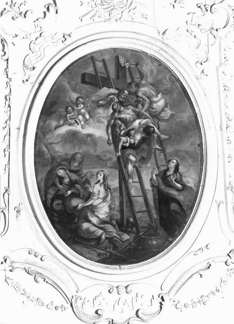deposizione di Cristo dalla croce (dipinto) - ambito emiliano (seconda metà sec. XVIII)