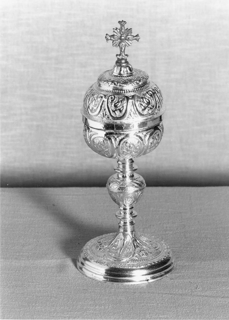 pisside - manifattura emiliano-lombarda (seconda metà sec. XIX)