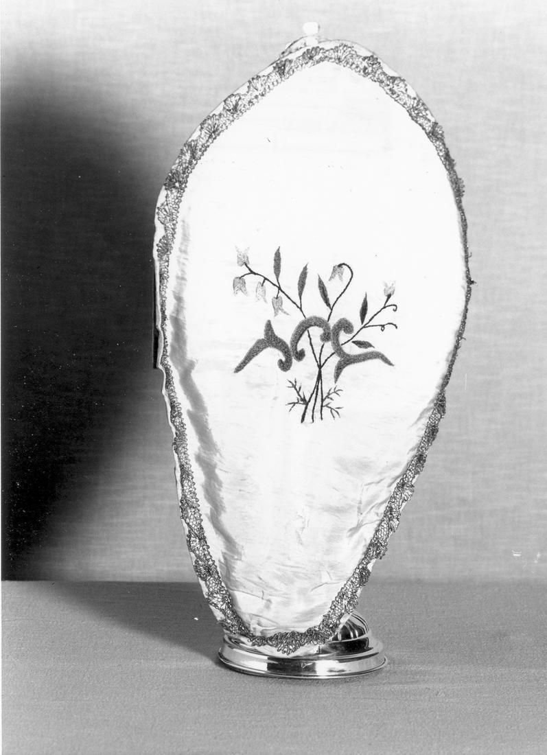 copriostensorio - manifattura emiliano-lombarda (fine/inizio secc. XIX/ XX)