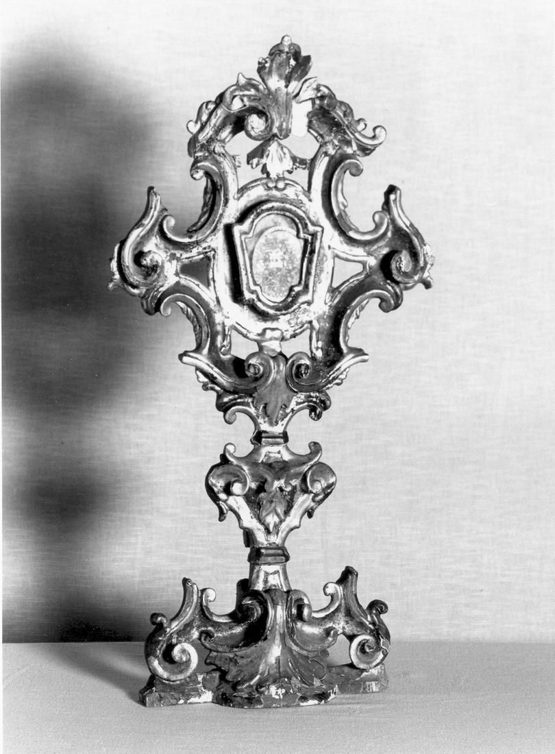 reliquiario - a ostensorio - manifattura emiliano-lombarda (seconda metà sec. XVIII)