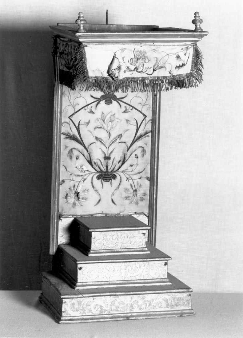 espositorio eucaristico - manifattura emiliano-lombarda (seconda metà sec. XIX)