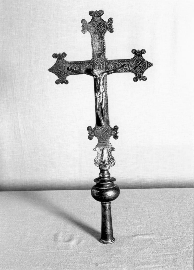 croce processionale - manifattura emiliano-lombarda (sec. XVII)