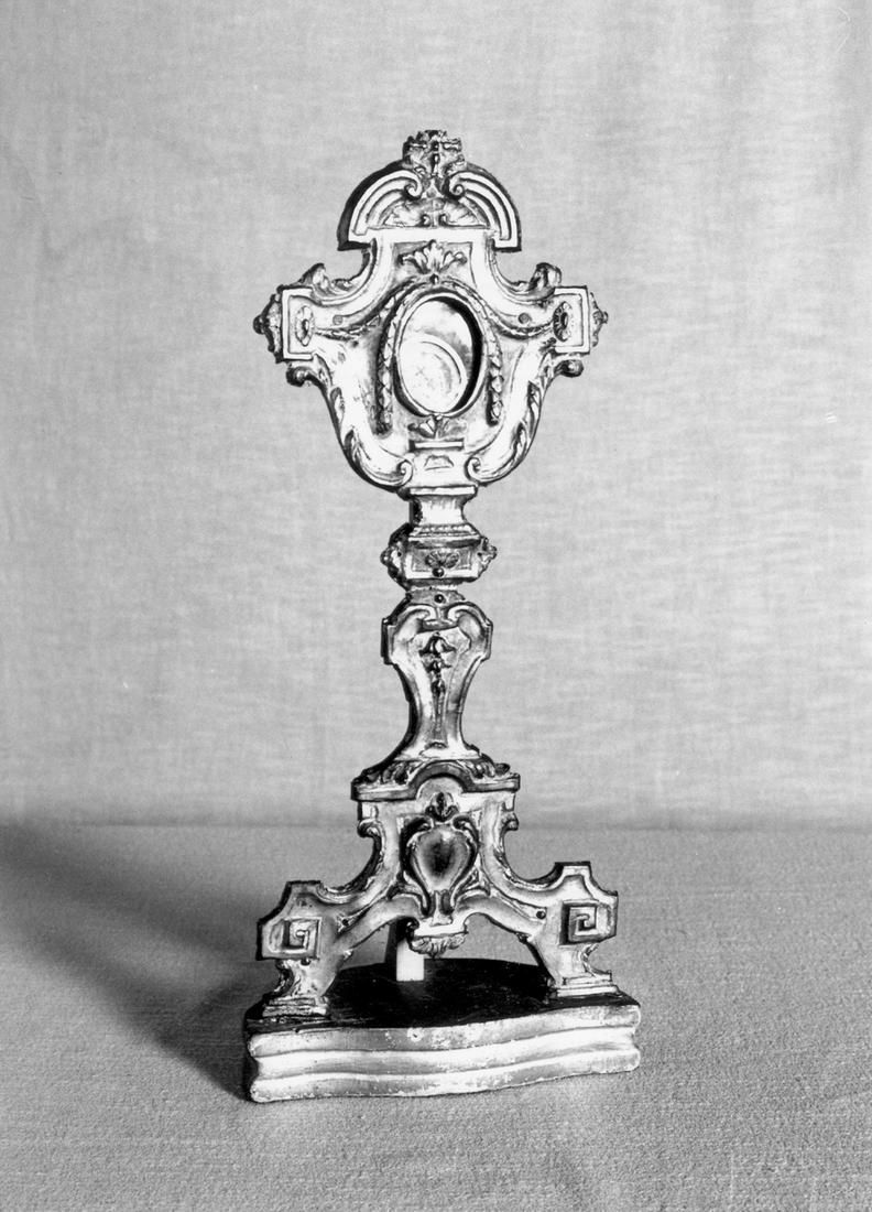 reliquiario - a ostensorio - manifattura emiliano-lombarda (prima metà sec. XIX)