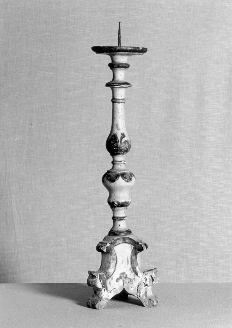 candeliere, serie - manifattura emiliano-lombarda (seconda metà sec. XIX)