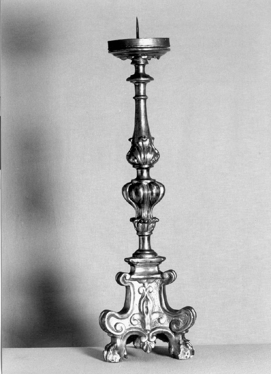 candeliere, serie - manifattura emiliana (seconda metà sec. XVIII)