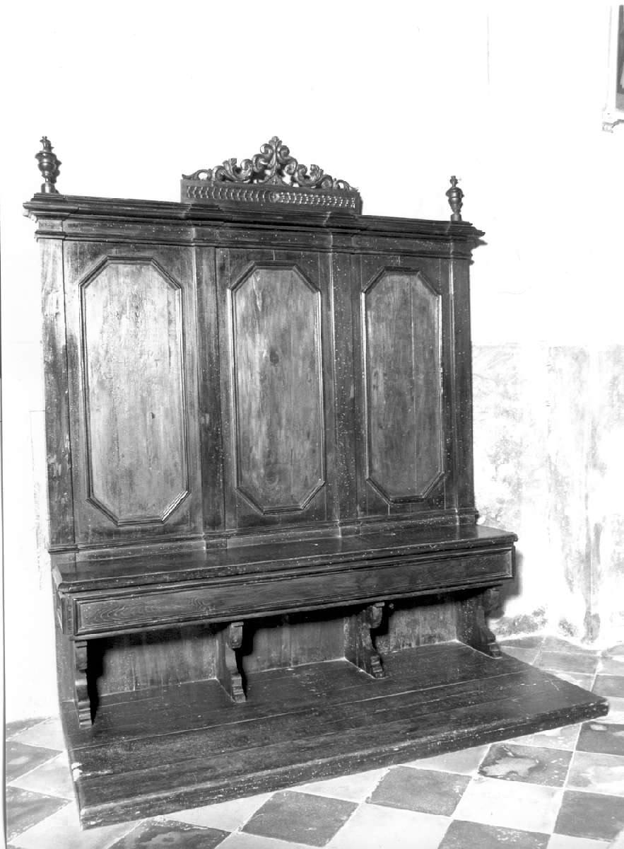 bancale - manifattura emiliana (seconda metà sec. XIX)