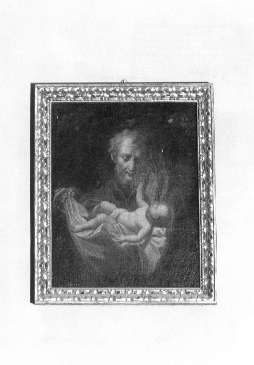 San Giuseppe e Gesù Bambino (dipinto) - ambito emiliano (metà sec. XVI)