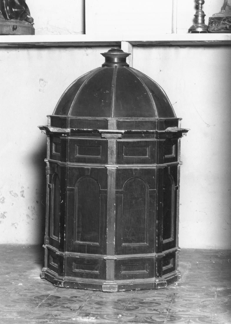 coperchio del fonte battesimale - manifattura emiliano-lombarda (sec. XIX)