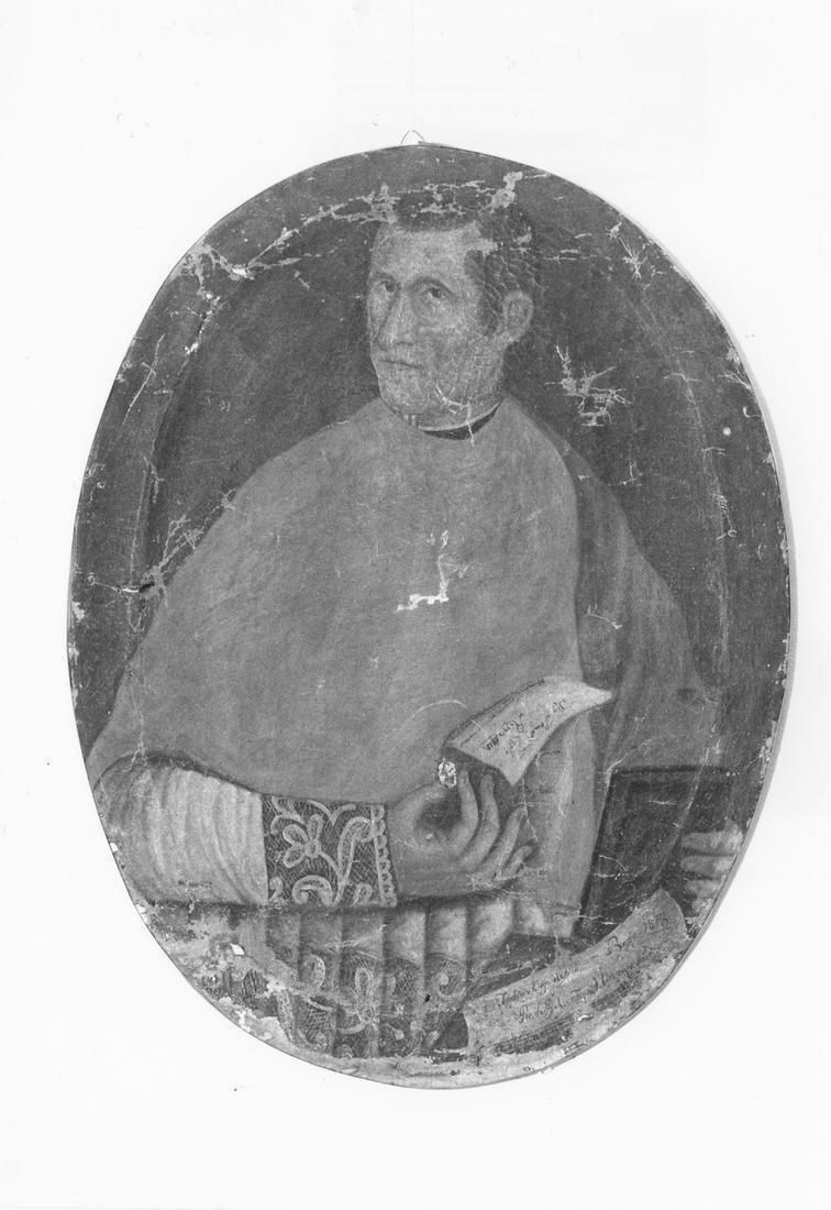 ritratto del canonico Vincenzo Pavesi (dipinto) - ambito emiliano (sec. XIX)