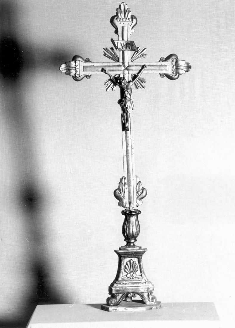 croce d'altare - manifattura emiliano-lombarda (seconda metà sec. XIX)