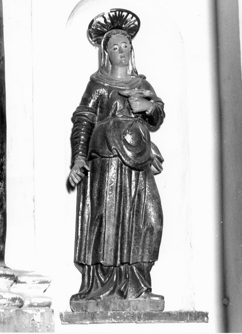 Santa Lucia (statua) - ambito emiliano-lombardo (seconda metà sec. XVII)