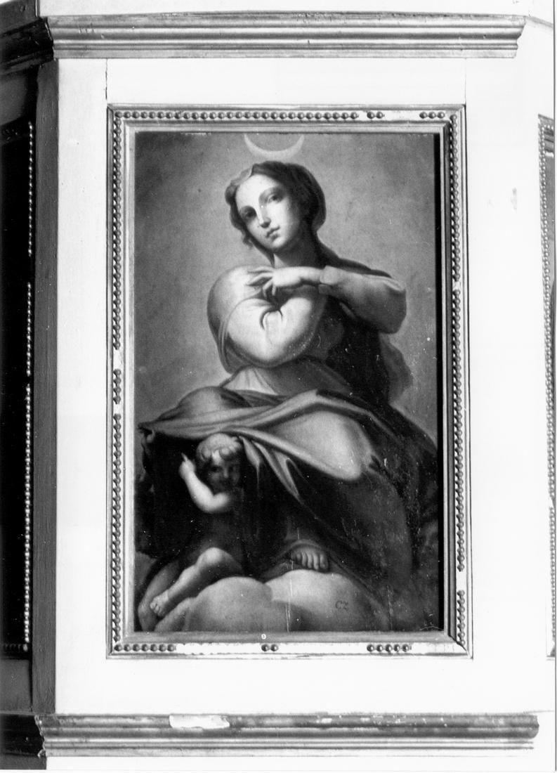 Madonna Immacolata (dipinto, elemento d'insieme) di Zatti Carlo (sec. XIX)