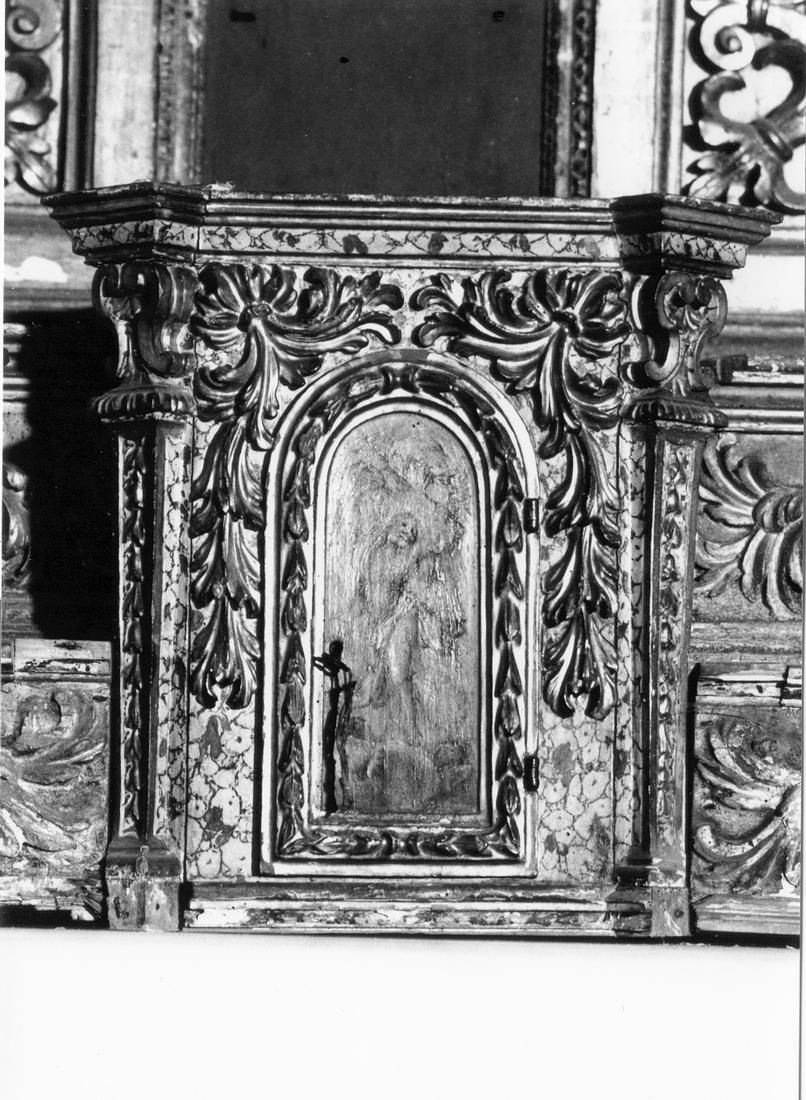 tabernacolo, elemento d'insieme - manifattura emiliano-lombarda (metà sec. XVIII)