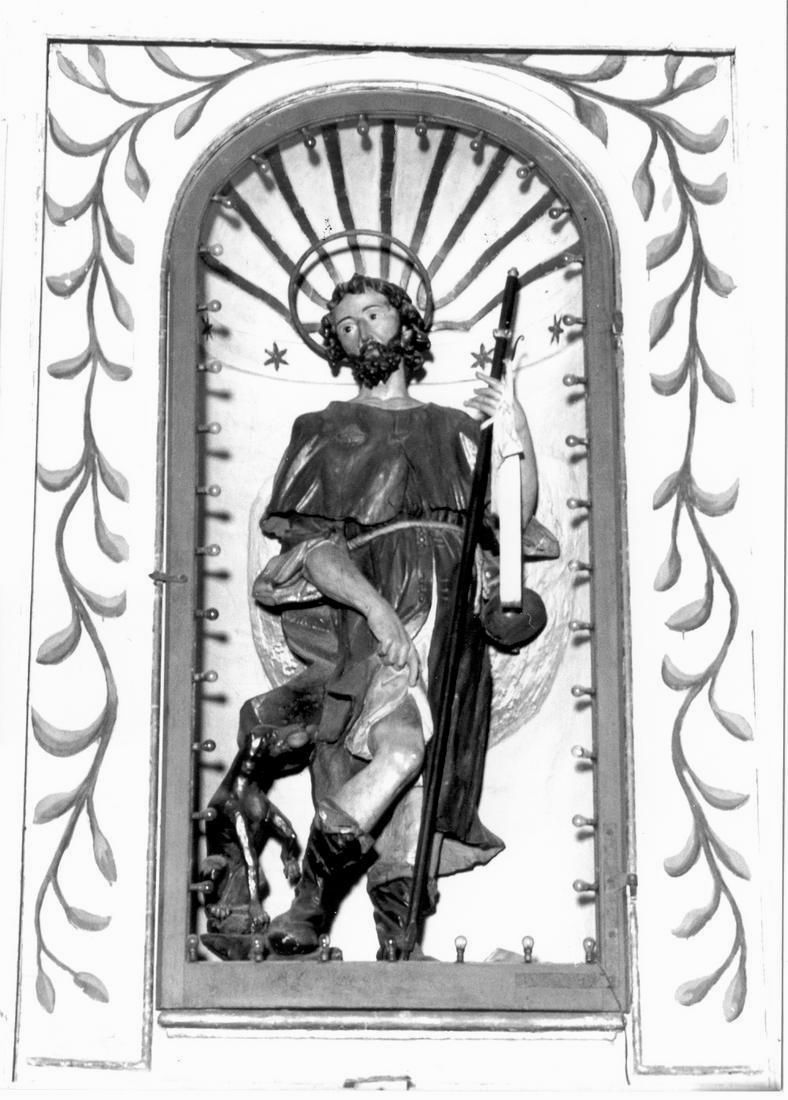 San Rocco (statua) - manifattura emiliano-lombarda (prima metà sec. XIX)