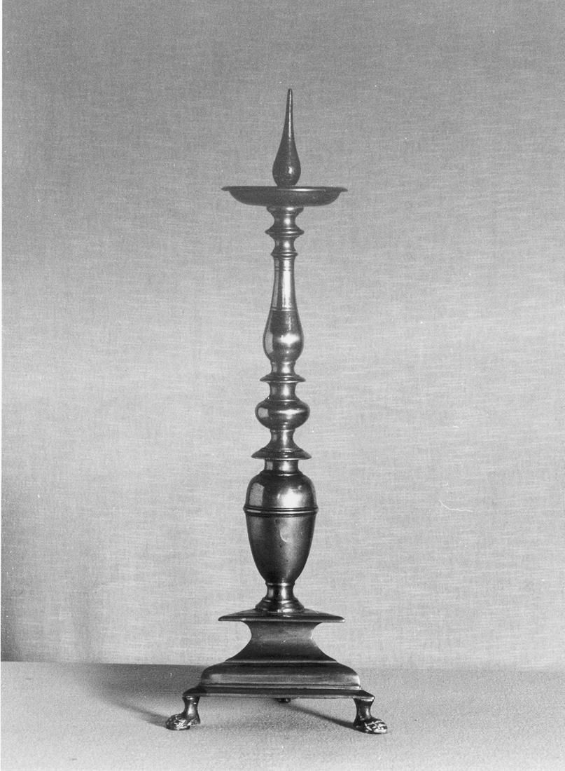 candeliere, serie - manifattura emiliano-lombarda (primo quarto sec. XX)