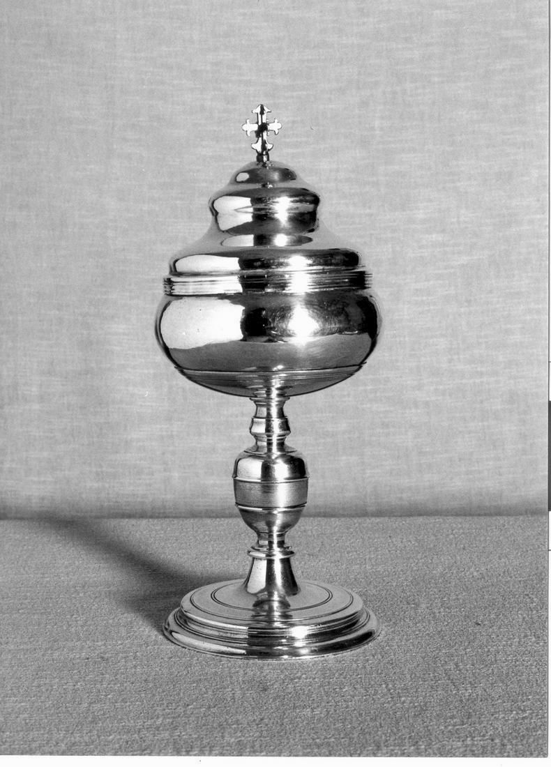 pisside - manifattura emiliano-lombarda (seconda metà sec. XVIII)