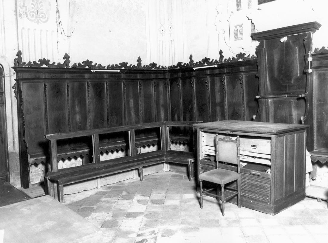 stalli del coro - manifattura emiliano-lombarda (seconda metà sec. XVII)