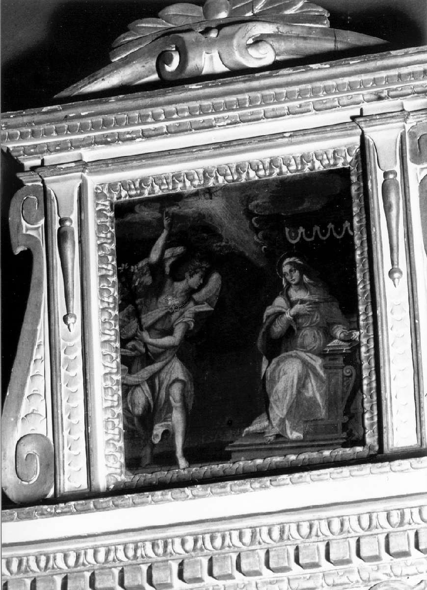 Annunciazione (dipinto) - ambito emiliano-lombardo (terzo quarto sec. XVII)