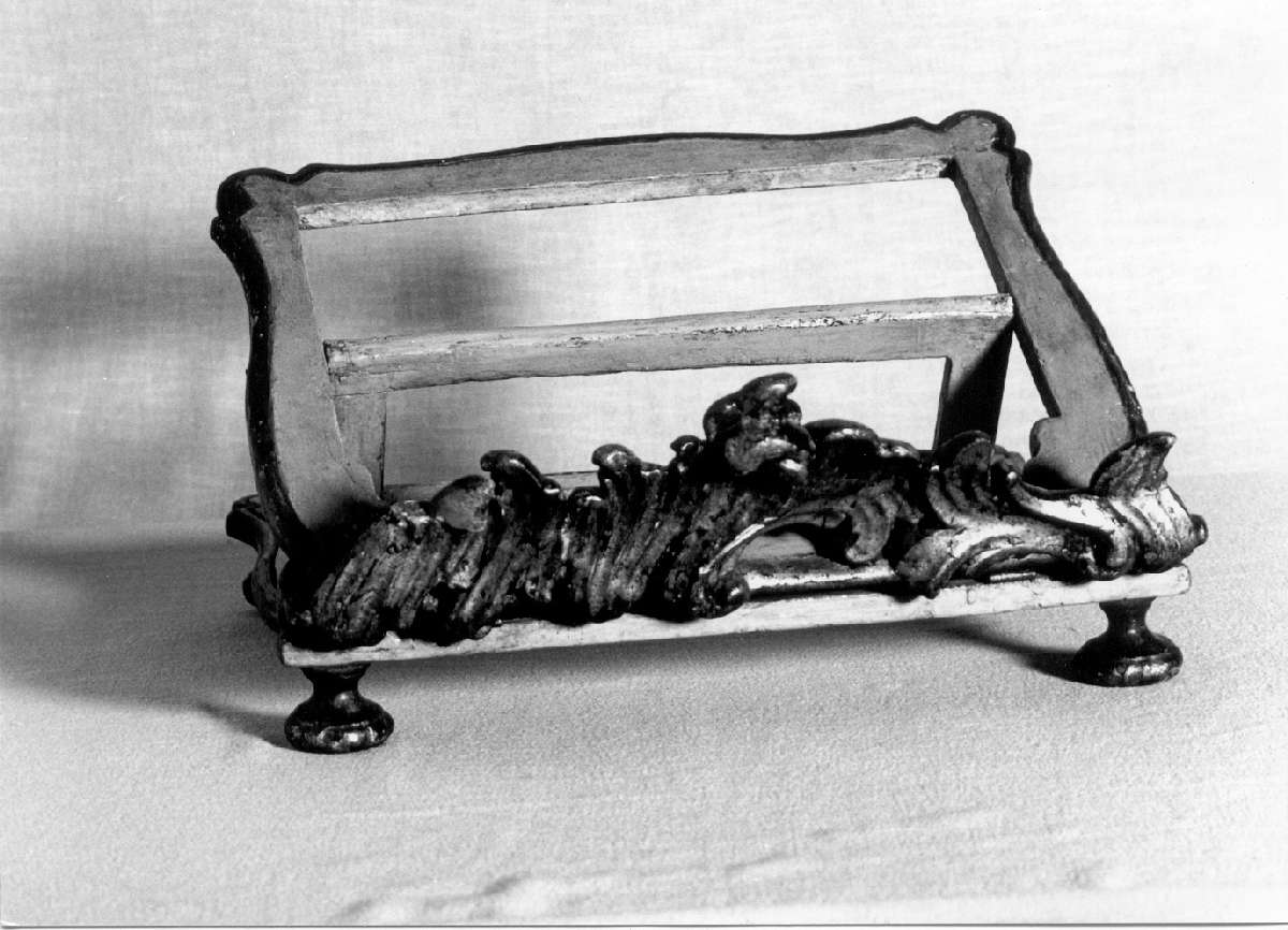 leggio - manifattura emiliano-lombarda (seconda metà sec. XVIII)