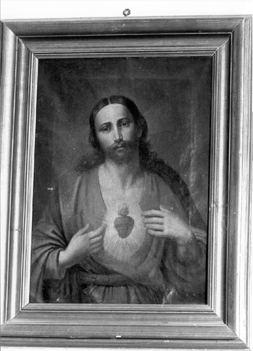 Sacro Cuore di Gesù (dipinto) - ambito emiliano-lombardo (seconda metà sec. XIX)