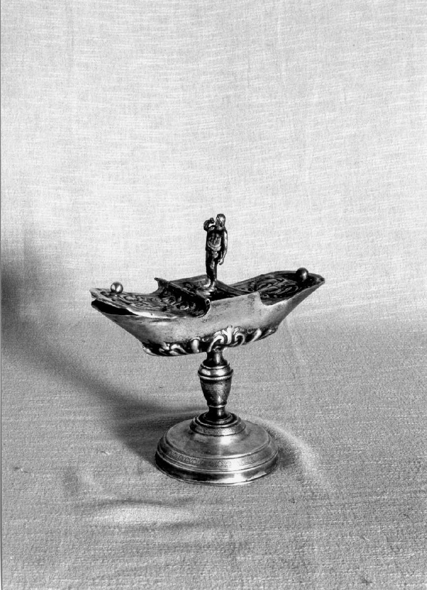 navicella portaincenso - manifattura emiliano-lombarda (seconda metà sec. XIX)