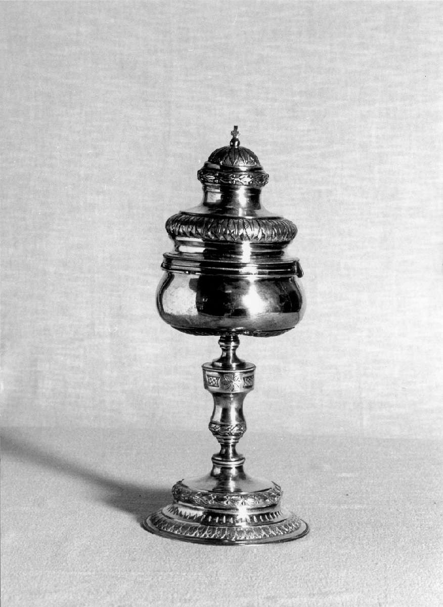 pisside - manifattura emiliano-lombarda (prima metà sec. XIX)