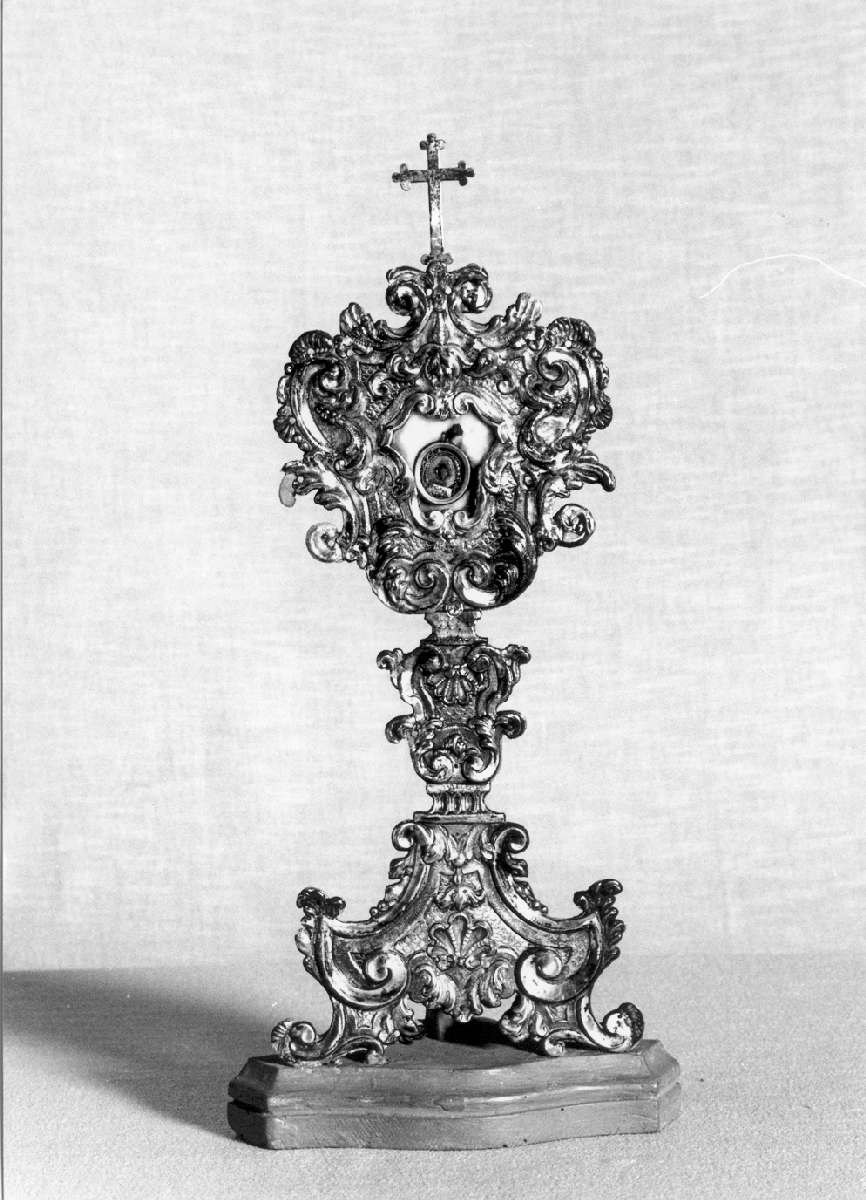 reliquiario - a ostensorio - manifattura emiliano-lombarda (metà sec. XVIII)