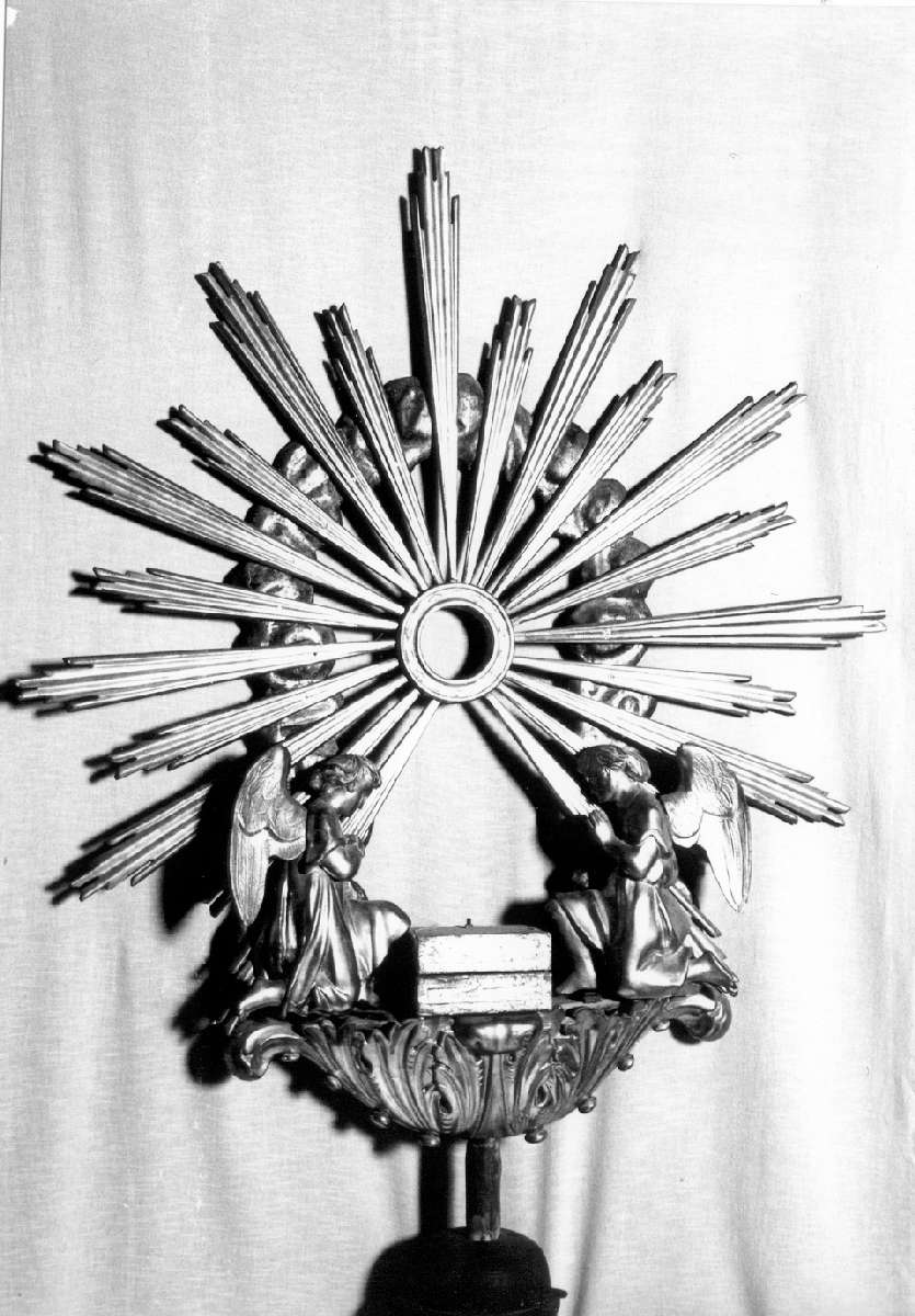 espositorio eucaristico - manifattura emiliano-lombarda (seconda metà sec. XIX)