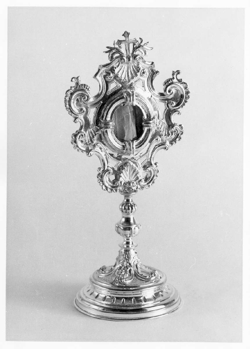reliquiario - a ostensorio - manifattura emiliana (prima metà sec. XVIII)