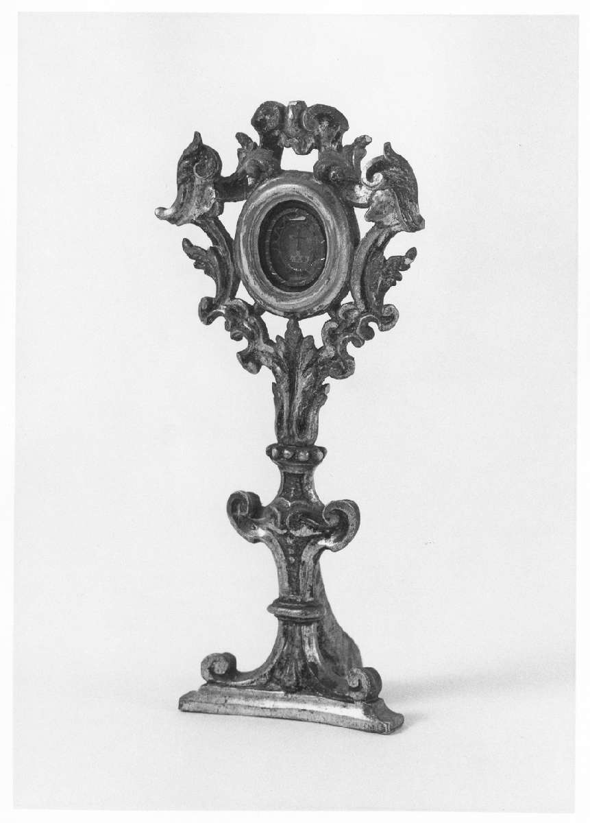 reliquiario - a ostensorio - manifattura emiliana (sec. XVIII)