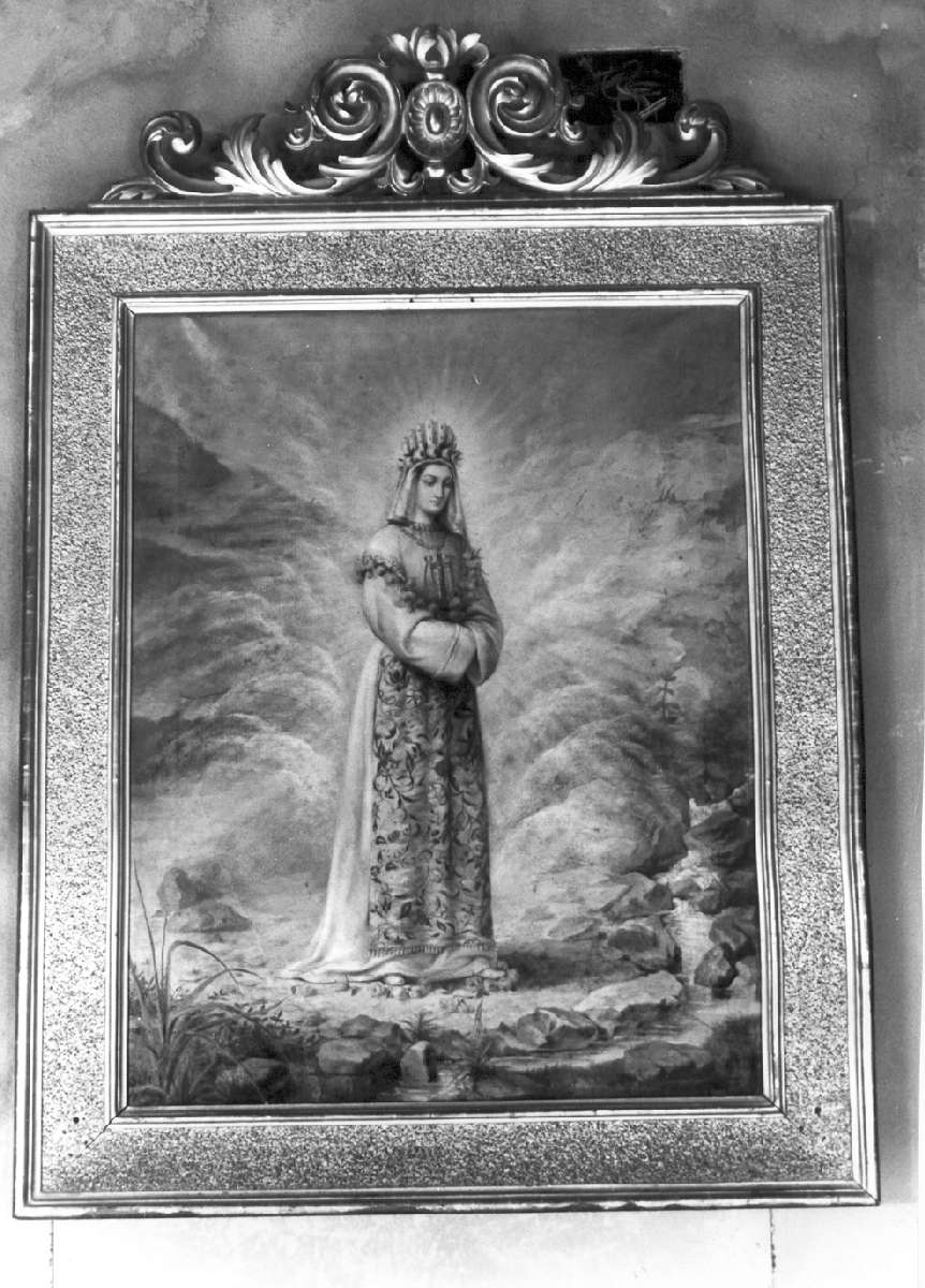 Madonna della Saletta o Salette, Madonna (dipinto) - ambito emiliano (fine/inizio secc. XIX/ XX)