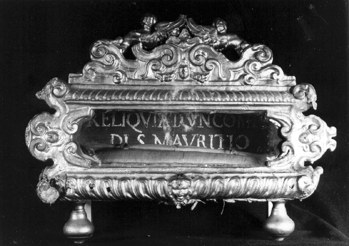 reliquiario architettonico - a tempietto, serie - manifattura modenese (sec. XVII)