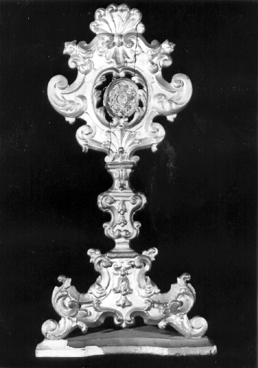reliquiario - a ostensorio - manifattura modenese (metà sec. XVIII)