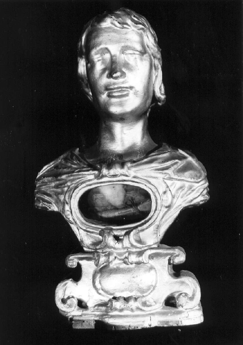 reliquiario - a busto - manifattura modenese (sec. XVII)