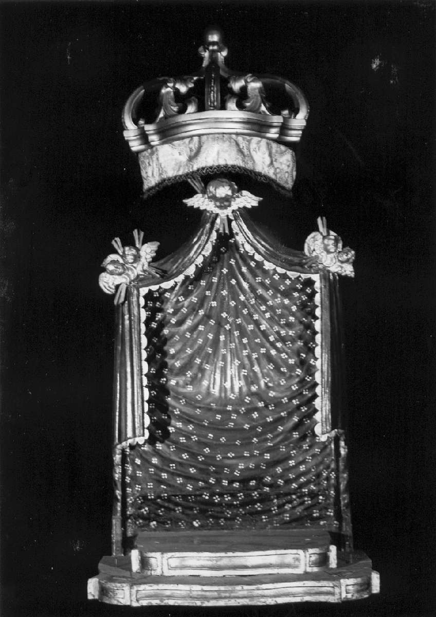 trono per esposizione eucaristica - manifattura modenese (secondo quarto sec. XIX)