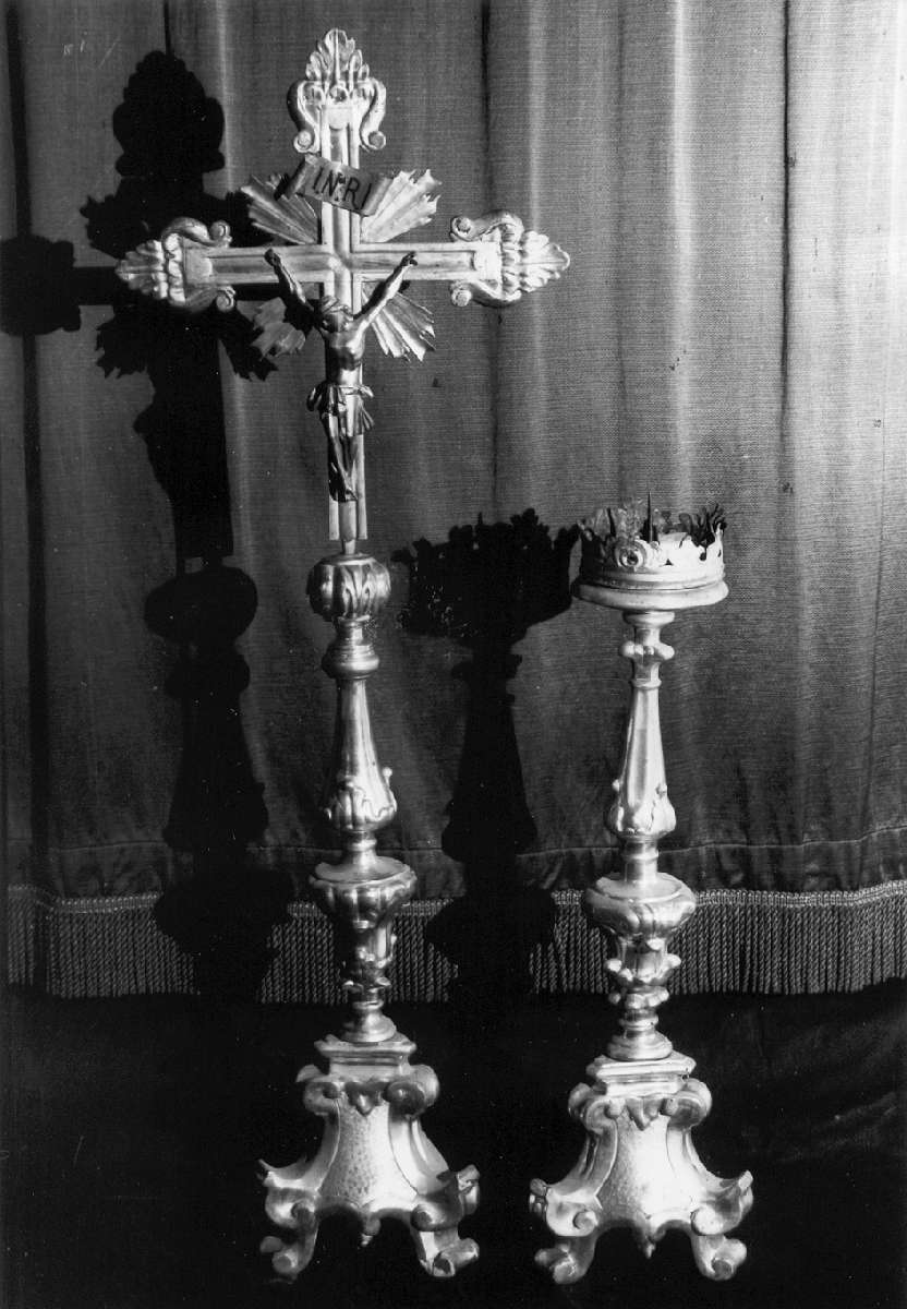 croce d'altare - manifattura emiliana (ultimo quarto sec. XVIII)