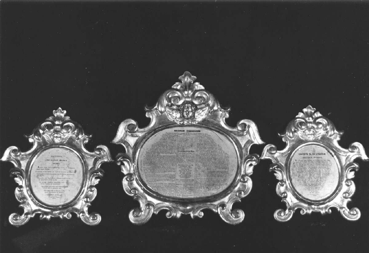 cartagloria, serie - manifattura emiliana (seconda metà sec. XIX)