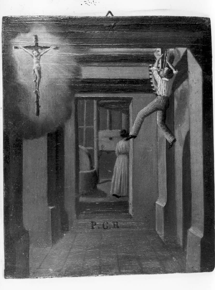 ex voto - manifattura emiliana (metà sec. XIX)