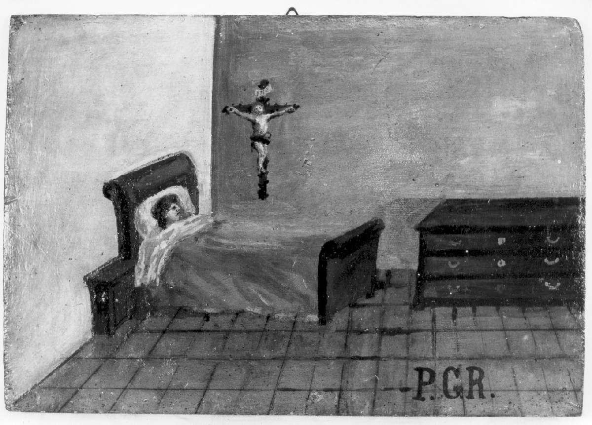 ex voto - manifattura emiliana (inizio sec. XX)