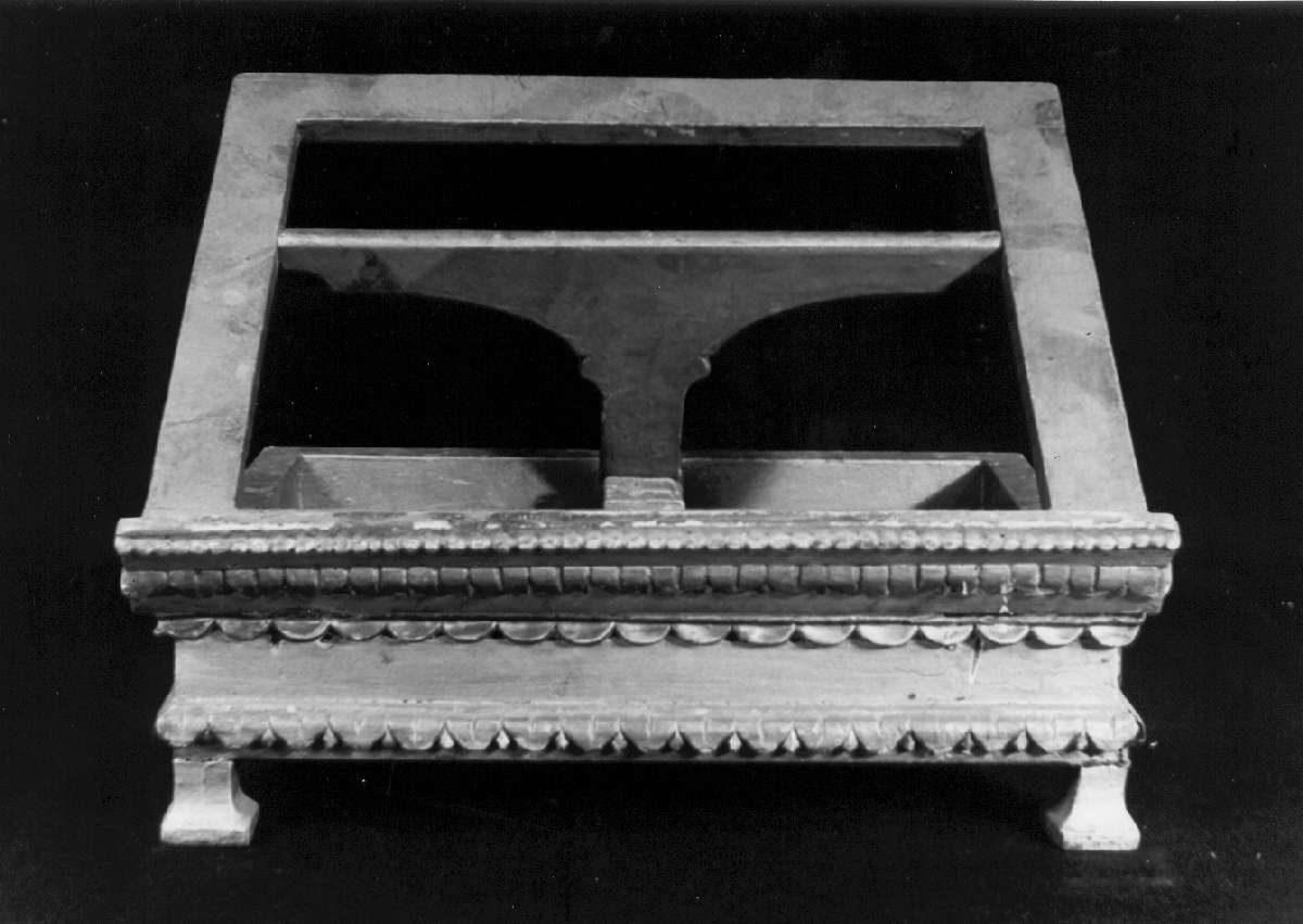 leggio - manifattura emiliana (primo quarto sec. XIX)