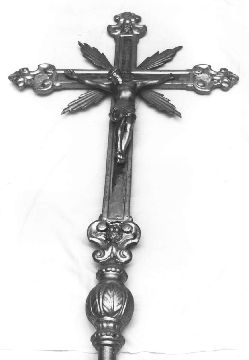 croce processionale - manifattura emiliana (sec. XIX)